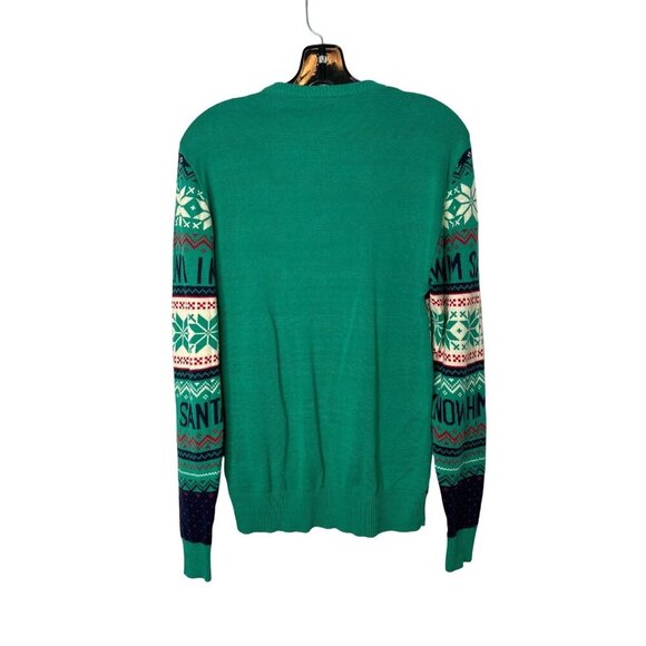 ELF CELEBRATE TOGETHER MEN'S HOLIDAY SWEATER SZ S - Picture 2 of 3